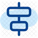 Align Horizontal Center Center Alignment Icon