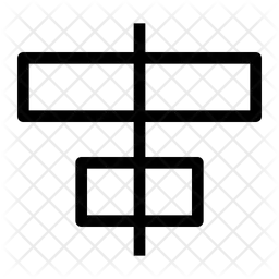 Align horizontal center  Icon
