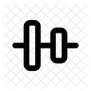 Align Horizontal Center Design Layout Icon