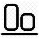 Align Horizontal Bottom Align Icon