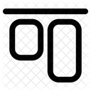 Align Horizontal Top Tool Icon