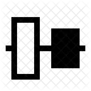 Align Horizontal Arrange Icon