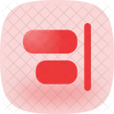 Align Horizontal Right  Icon