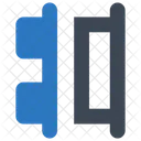 Align horizontal right distribute  Icon