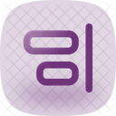 Align Horizontal Right  Icon