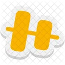 Align Horizontal Grid Element Icon