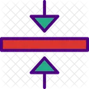 Align Horizontally  Icon