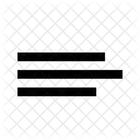 Align Alignment List Icon