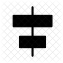 Align Horizontally Arrange Icon
