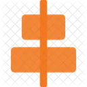 Align Object Vertical Icon