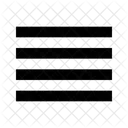 Align justified all  Icon
