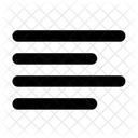 Linksbündig  Symbol