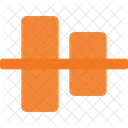 Align Object Horizontal Icon