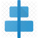Align Object Vertical Icon