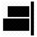 Align Right Horizontal Alignment Object Alignment Icon