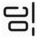 Align Right  Icon