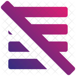 Align Slash Icon