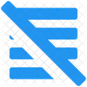Align Slash  Icon