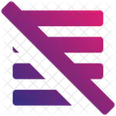 Align Slash  Icon