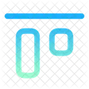 Align Top Top Alignment Icon