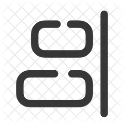 Align Vertical  Icon