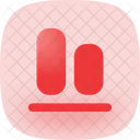 Align Vertical Bottom  Icon