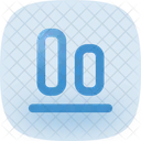 Align Vertical Bottom Icon