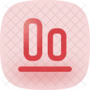 Align Vertical Bottom Icon