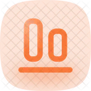 Align Vertical Bottom Icon