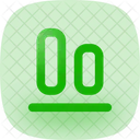 Align Vertical Bottom Icon