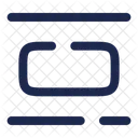 Align Vertical Spacing Center Alignment Icon