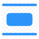 Align Vertical Spacing Center Alignment Icon