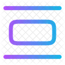 Aligner Espacement Vertical Icône