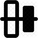 Vertical Alignement Interface Icône
