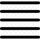 Interface Texte Formatage Justifie Alignement Alignement Justifie Alignement Paragraphe Formatage Texte Icône