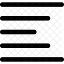 Interface Texte Formatage Gauche Paragraphe Texte Alignement Alignement Gauche Formatage Droite Icône