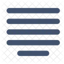 Aligner-centrer-justifier  Icône