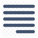 Aligner-droit-justifier  Icône