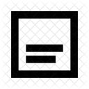 Aligner  Icône
