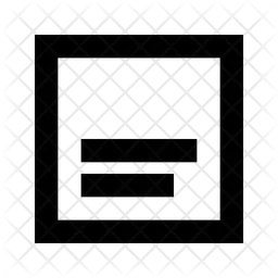 Aligner  Icône