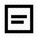 Aligner  Icône
