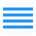 Aligner Justifier  Icône