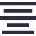 Aligner Justifier  Icône