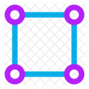 Aligner Selection Icône