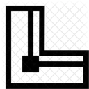 Aligner Contourner Exterieur Icône