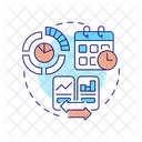 Aligning reporting periods  Icon