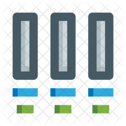 Alignment Icon - Download in Colored Outline Style