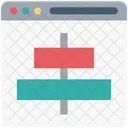 Left To Right Align Vertical Alignment Horizontal Alignment Icon