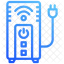 Alimentation Electrique Ininterrompue Sans Fil Wifi Icône