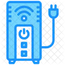 Alimentation Electrique Ininterrompue Sans Fil Wifi Icône